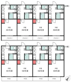 春風のルミナス 1st Street【2階】の間取り