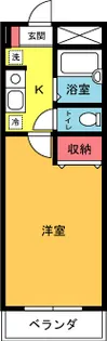 エスポワール松浪【4階】の間取り