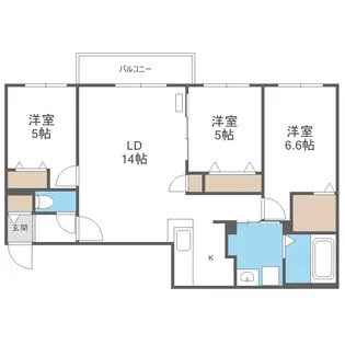 STELA POLARE(ステラ ポラーレ)【5階】の間取り