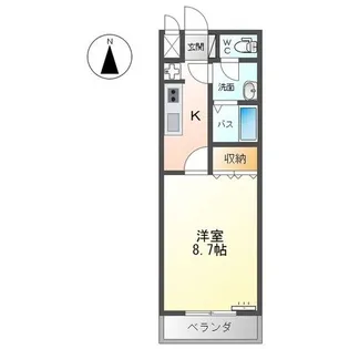 ルミエール【1階】の間取り