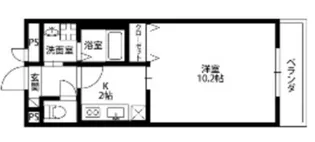 アムールSORA泉ヶ丘【2階】の間取り