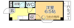 セゾンドミ-ル【3階】の間取り