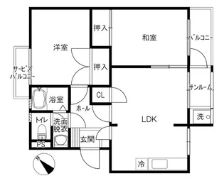 ジュエリア【2階】の間取り
