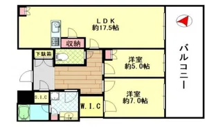 御影タワーレジデンス【43階】の間取り