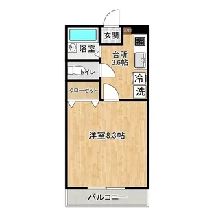 グランシェール【2階】の間取り