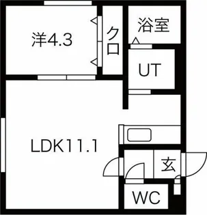 スペチアーレ山鼻【3階】の間取り