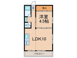 グランディア六甲STORIA【4階】の間取り