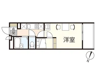 レオパレス東蟹屋【1階】の間取り