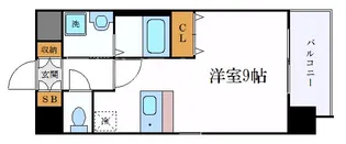 プレサンス名古屋STATIONザ・シティ【3階】の間取り