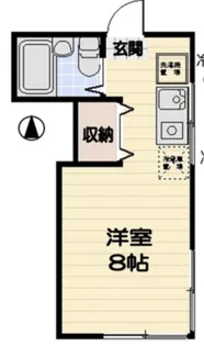 クラブハウス戸越【1階】の間取り