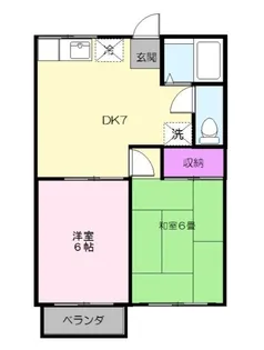 エレガンスハイムC【2階】の間取り