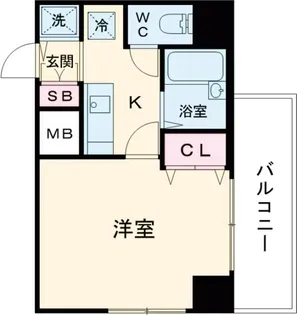 グランド・ガーラ渋谷【10階】の間取り