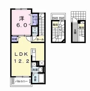 palmier C【3階】の間取り