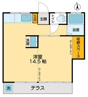 コーポよりや【1階】の間取り