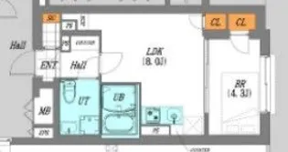 LUORE板橋本町【1階】の間取り