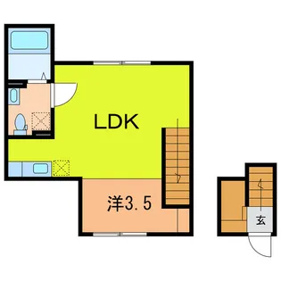 ブリックウッド亀有北綾瀬【2階】の間取り