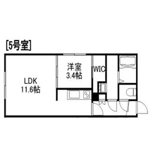 Pine hills環状通東【3階】の間取り