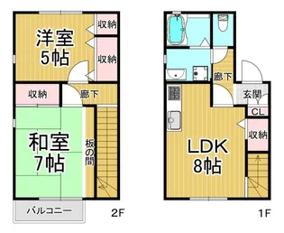 ハイツ氏丸の間取り