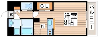 ヴィアーレ新寺【7階】の間取り