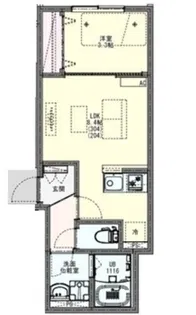 KLEIS六実【2階】の間取り