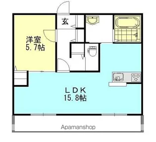 Calm Hills 5番館【2階】の間取り