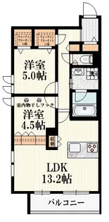 ラ ケイム【3階】の間取り