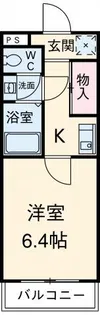 ラ・メゾンド・フローラ【2階】の間取り