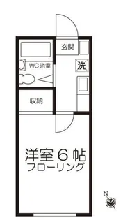 グリーンヒル西村【2階】の間取り