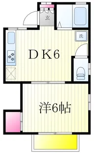 ハイツサンレイク【2階】の間取り