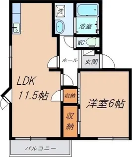 ポンパブランカ【2階】の間取り