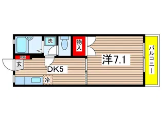 ジャンポール B【1階】の間取り