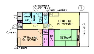 アイコート【5階】の間取り