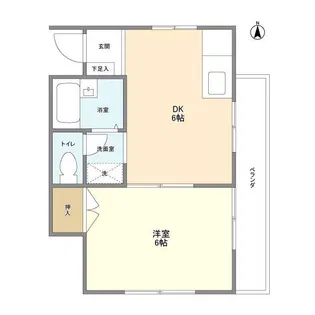 プティソレイユ【2階】の間取り