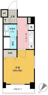 ミリオングランデ元赤坂ヒルズ【12階】の間取り