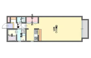 ロイヤルハイツ砂川【2階】の間取り
