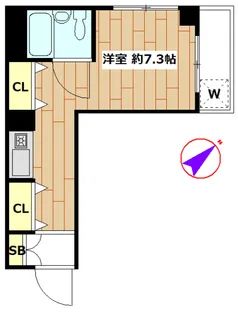 メディアビル【3階】の間取り