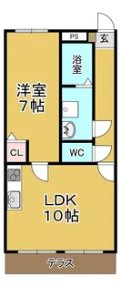 富谷レジデンスI【1階】の間取り