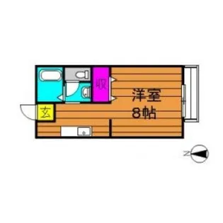 西之浦サンプラザ【1階】の間取り