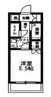 アップルハウス額新保I【1階】の間取り