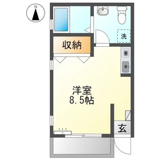 丸山メゾン【1階】の間取り