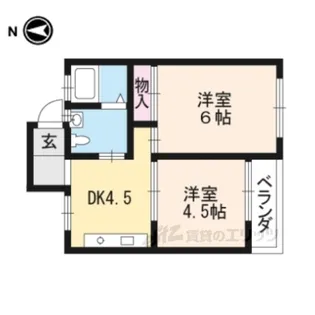 ロイヤルマンション【2階】の間取り