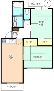 ホワイティー沙羅B棟【1階】の間取り