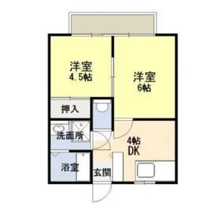 ange【2階】の間取り