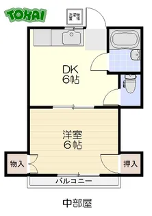 青雲ハイツパートI【1階】の間取り
