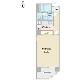 ロワール葛西【4階】の間取り