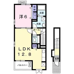 ベル・イリーデ【2階】の間取り