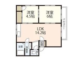 プレジール小林 A【1階】の間取り