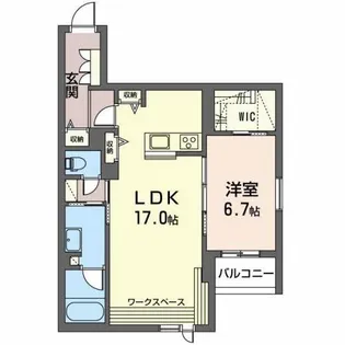 ヒストリア堀川小泉【4階】の間取り