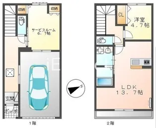 G・シエルクレールの間取り