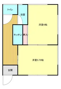 コーポ双葉【2階】の間取り
